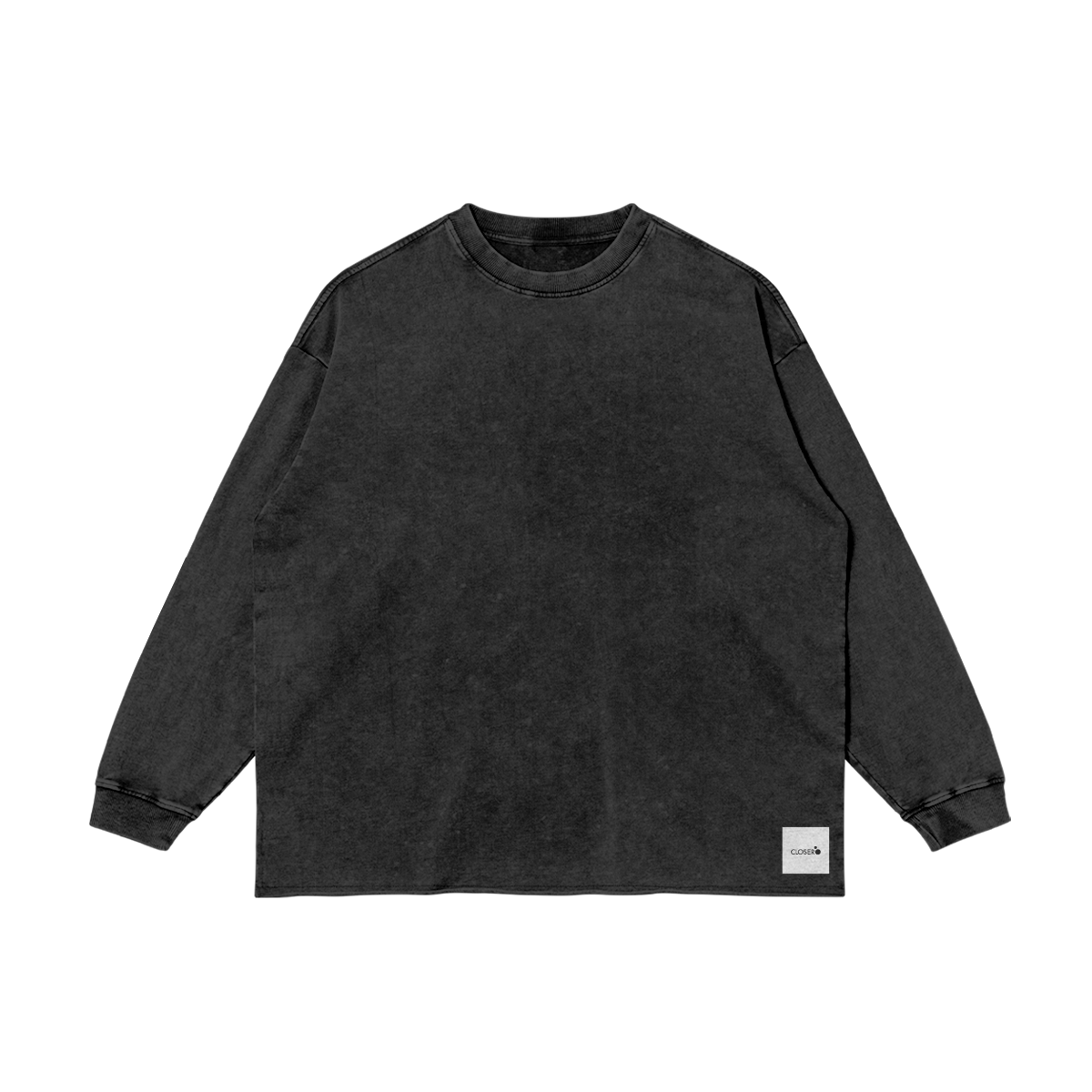 Otherworldly Long Sleeve Raw Hem T-shirt