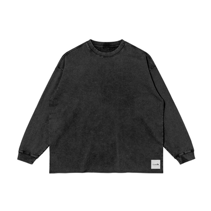 Otherworldly Long Sleeve Raw Hem T-shirt