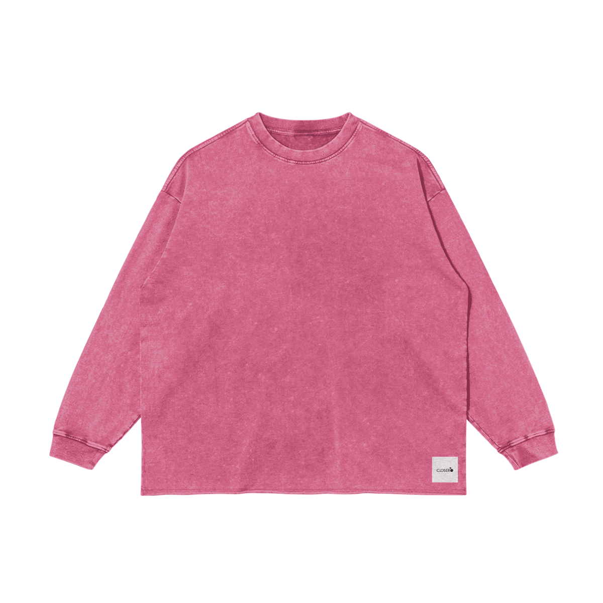 Otherworldly Long Sleeve Raw Hem T-shirt