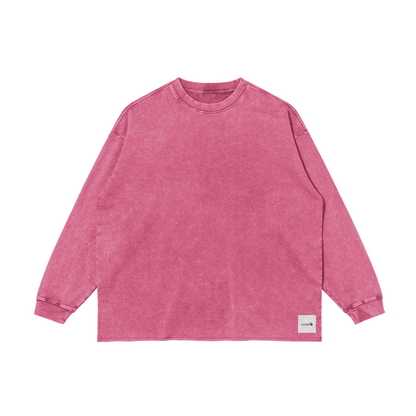 Otherworldly Long Sleeve Raw Hem T-shirt