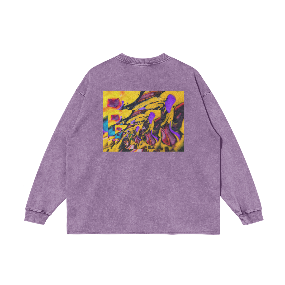 Otherworldly Long Sleeve Raw Hem T-shirt