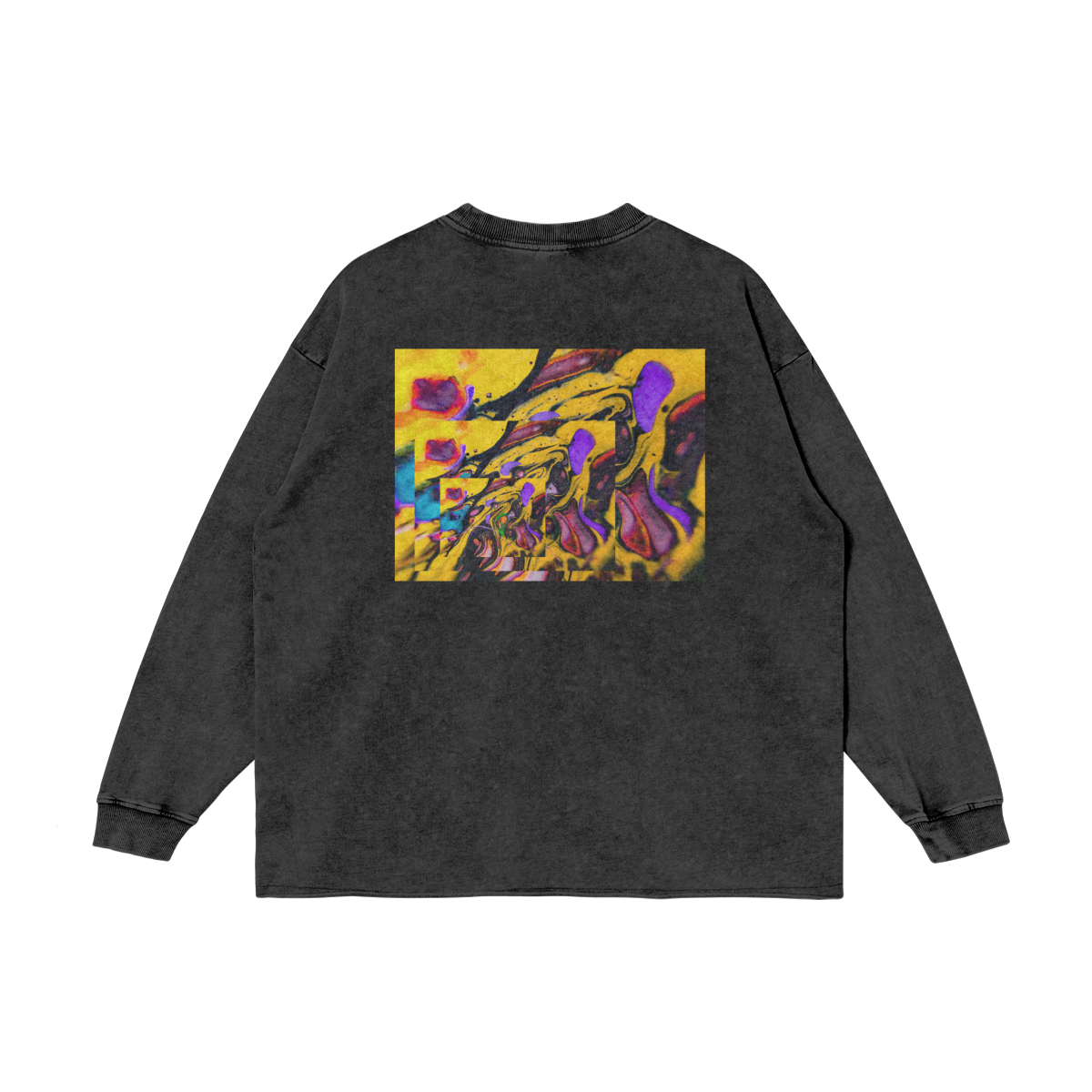 Otherworldly Long Sleeve Raw Hem T-shirt