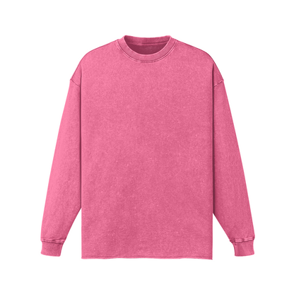 Otherworldly Long Sleeve Raw Hem T-shirt