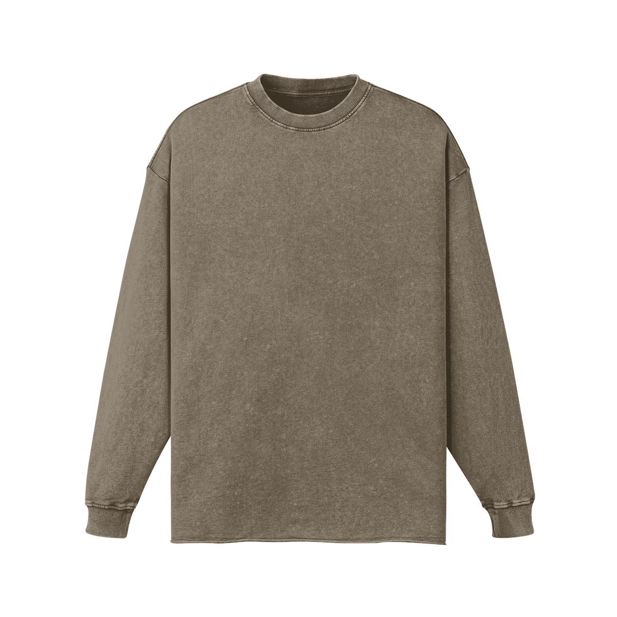 Otherworldly Long Sleeve Raw Hem T-shirt