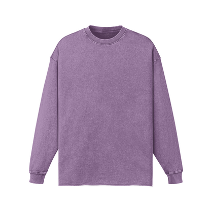 Otherworldly Long Sleeve Raw Hem T-shirt