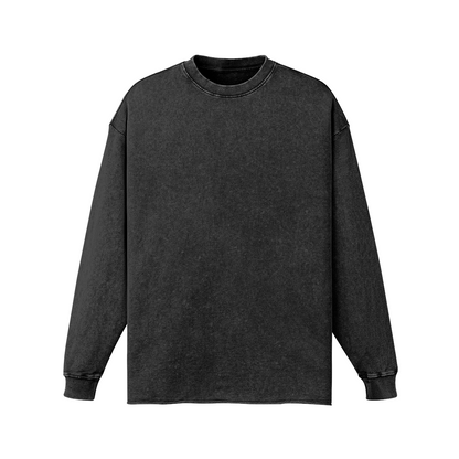 Otherworldly Long Sleeve Raw Hem T-shirt