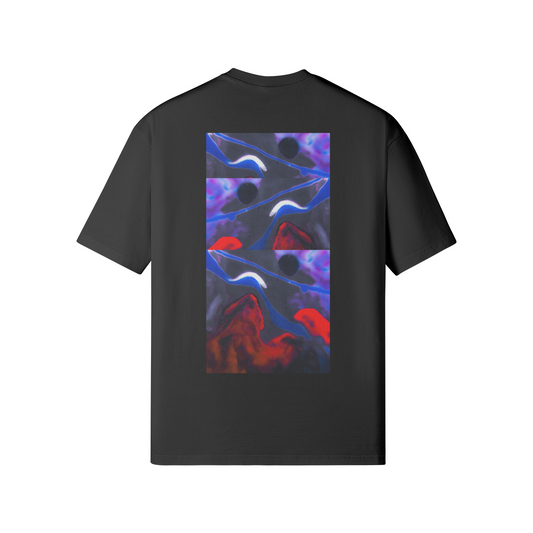 Cosmic Fire Slit Hem T-shirt