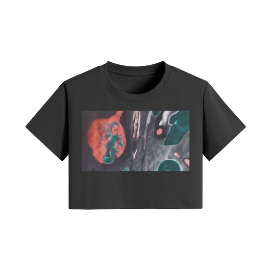 Cosmic Grounds Crop T-shirt